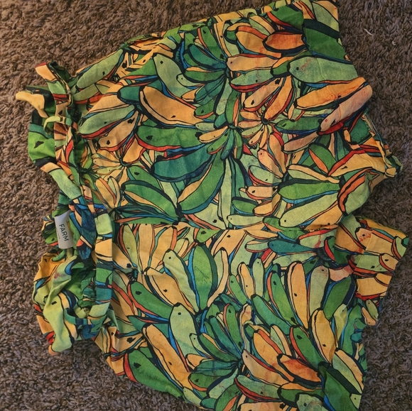 Farm Rio Banana Bead Detail High Waisted Shorts - Picture 4 of 4